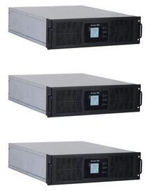 LCDは3段階のラック マウントの力率0.9の途切れないパワー系統UPS 10-40KVAを表示します